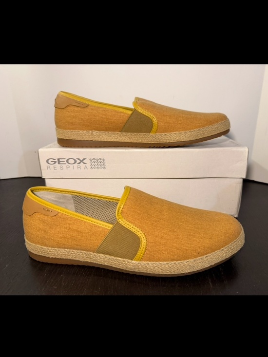 Geox Respira Copacabana 9 Espadrille Slip on Loafers Shoes Curry Mens 11 main image 10